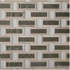Greystone 12x12 Stone and Glass Mosaic |By the Piece|