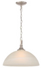 Monument 1 Light Pendant Fixture Brushed Nickel |By the Pallet| 