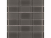 Brilliance Graphite 2x4 Stacked Clear/ Matte Mix Mosaic