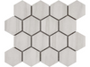 Cortina Pegassus White 13x11 3" Hexagon Matte