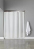 Hooked 72 x 72 in. 6 ga Vinyl Shower Curtain with Grommet (Case of 12) in White