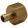 Zurn 1/2" x 3/4" PEX Brass Female NPT Threaded Adapters QQUFC34GX (100-Pack)