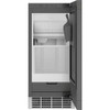 GE UCC15NPRII 15 in 50lb Built-In or Freestanding Ice Maker with Cubed Ice, Custom Panel Ready