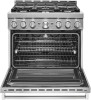 KITCHENAID KFGC506JSS 36'' SMART COMMERCIAL-STYLE GAS RANGE WITH 6 BURNERS