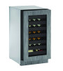 U-line U2218WCINT00B 18" Wine Refrigerator With Integrated Frame Finish