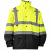 ARM303L Armateck High Visibility Color Block Rain Jacket |Size L| |4 Pack|