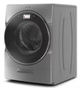 Whirlpool 5.0 u. Ft. HE Smart Chrome Shadow Stackable Front Load Washing Machine 