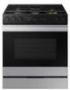 Samsung - Bespoke 6.0 Cu. Ft. Slide-In Gas Range with Air Sous Vide - Stainless Steel