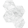 LaMarca 6" Hexagon Carrara Gioia Polished