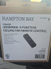 Hampton Bay 3-Speed Universal Premier Ceiling Fan Remote Control 314983696