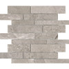 Ritz Gray Random Strip Honed Marble Mosaic