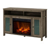  DAVIS 48" INFRARED MEDIA ELECTRIC FIREPLACE WITH GLASS DOORS