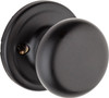 Kwikset Hancock 788H Dummy Knobset, Matte Black (2-Pack)