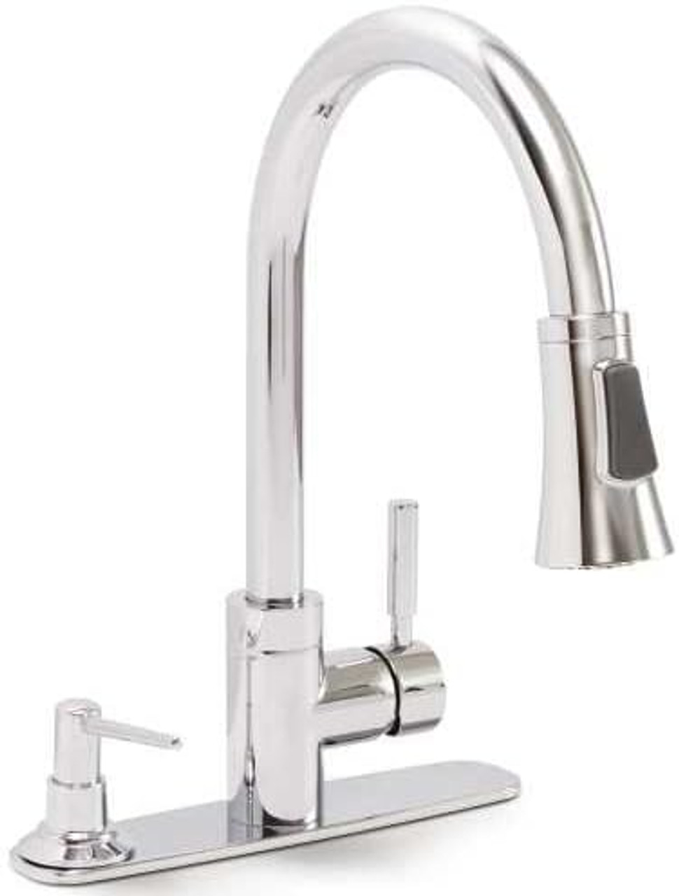 Premier Faucet 2495797 Kitchen Faucet with Pull-Down and Soap Dispenser
