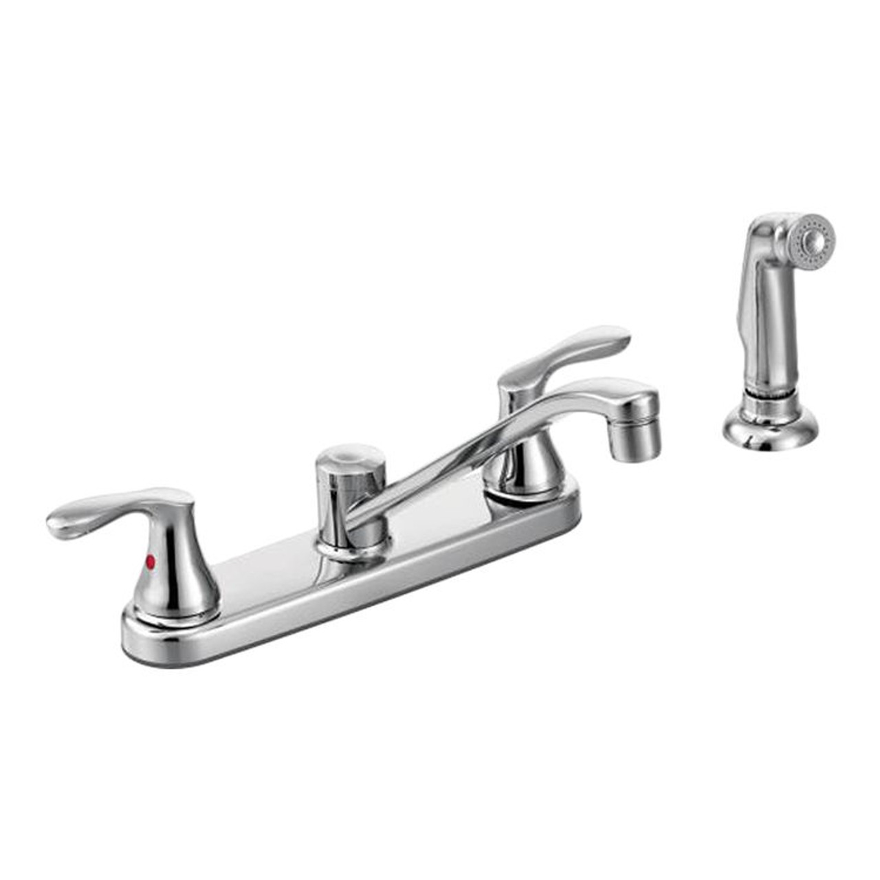 Cleveland 40618 Cornerstone Chrome Two Handle Kitchen Faucet W/ Spray