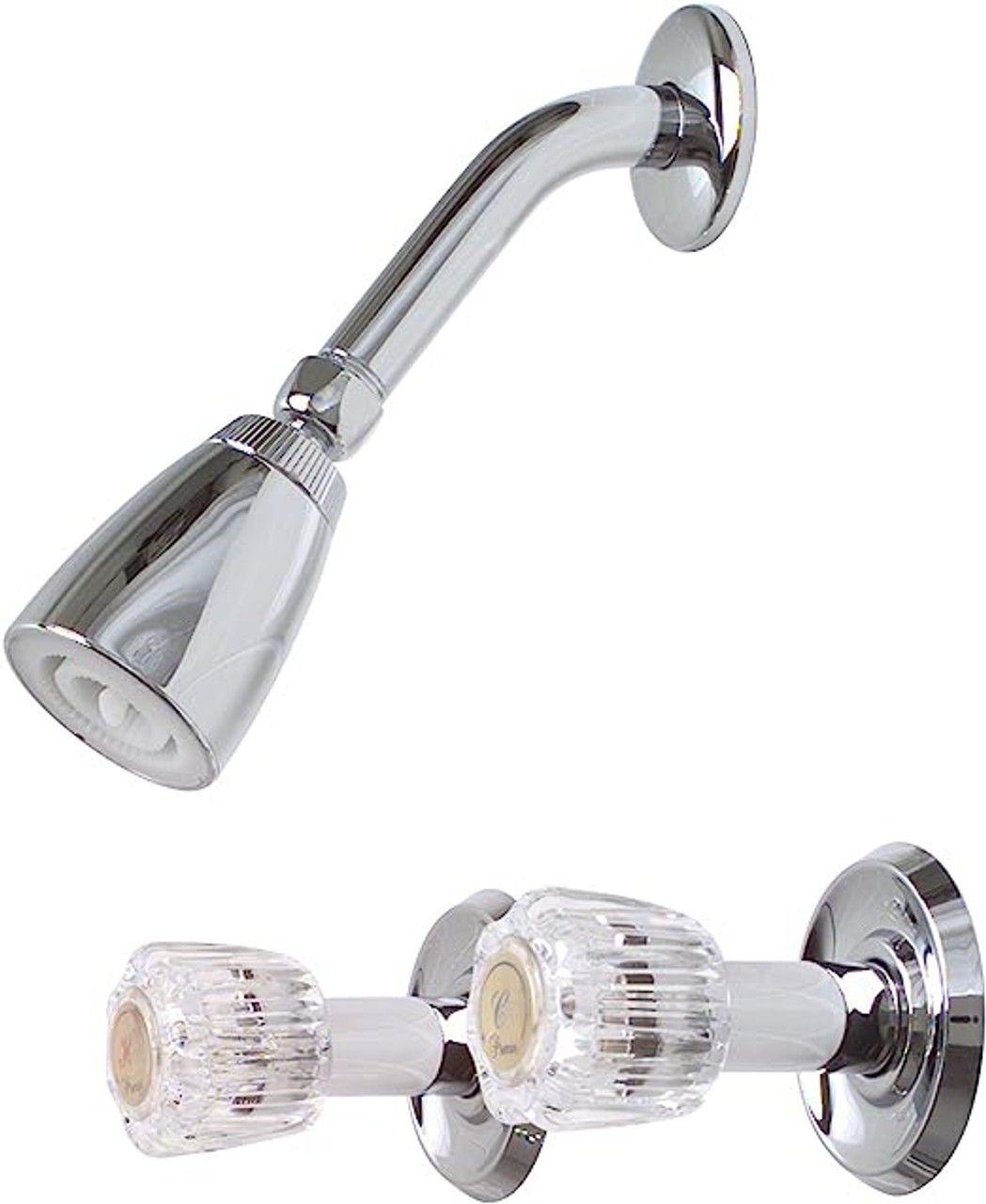Premier 2012062 Concord Two-Handle Shower Faucet, Chrome