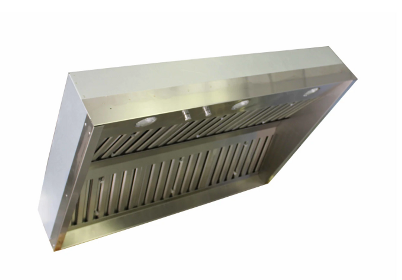 Finish: Stainless Steel Bottom Right View Alternate View Alternate View Trade-Wind 400 - 1200 CFM 36 Inch Wide Outdoor Approved Insert Range Hood