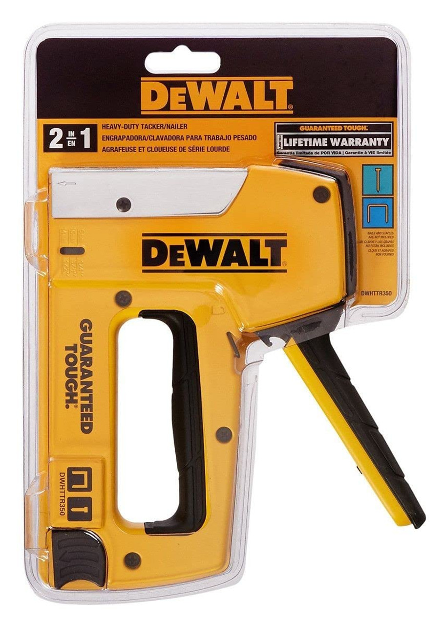 DEWALT DWHTTR350 Dewalt Heavy-Duty Aluminum Stapler/Brad Nailer