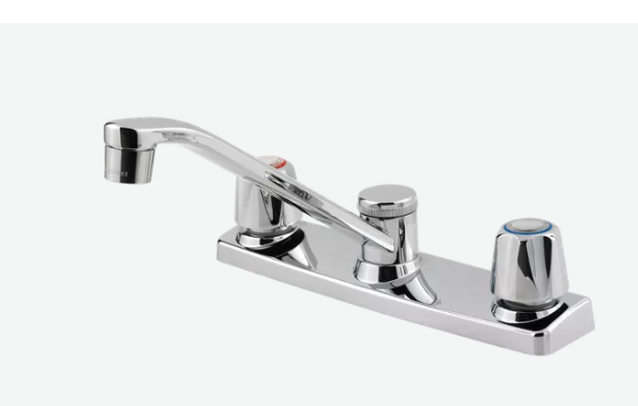 Pfister Polished Chrome 2-Handle Kitchen Faucet G135-1000