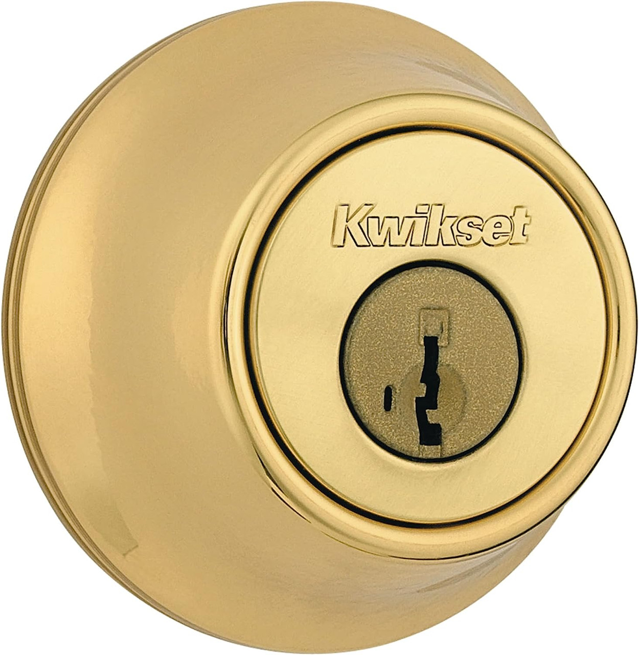 Kwikset 96600-573 Polished Brass Deadbolt (Pack Of 3)