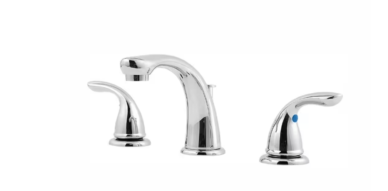 Pfirst Series 8 in. to 15 in. Widespread 2-Handle Bathroom Faucet in Polished Chrome