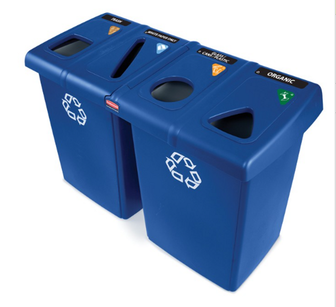 Rubbermaid Glutton Four Stream Recycling Station