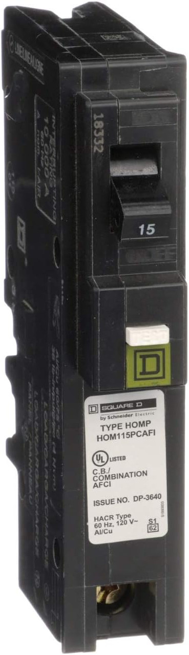 Square D HOM115GFIC | Homeline Circuit Breaker | 15-Amp