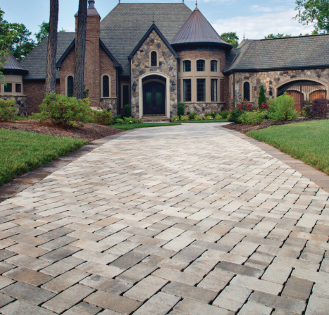 Aqua-Bric Limestone Type-4 Permeable Pavers