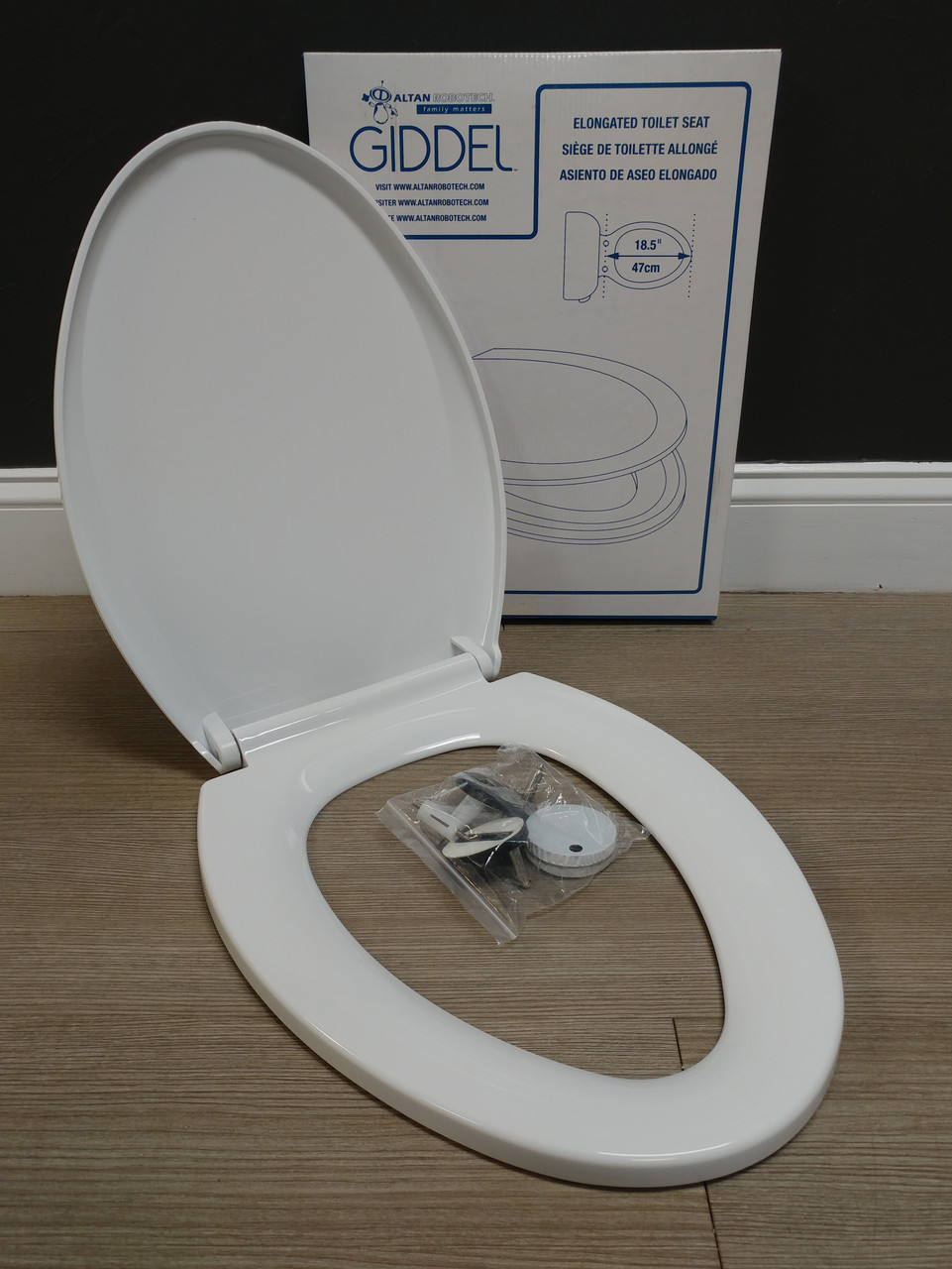 Altan Robotech Giddel Round & Elongated Toilet Seats, 831A1 (By the Pallet| 80 seats)