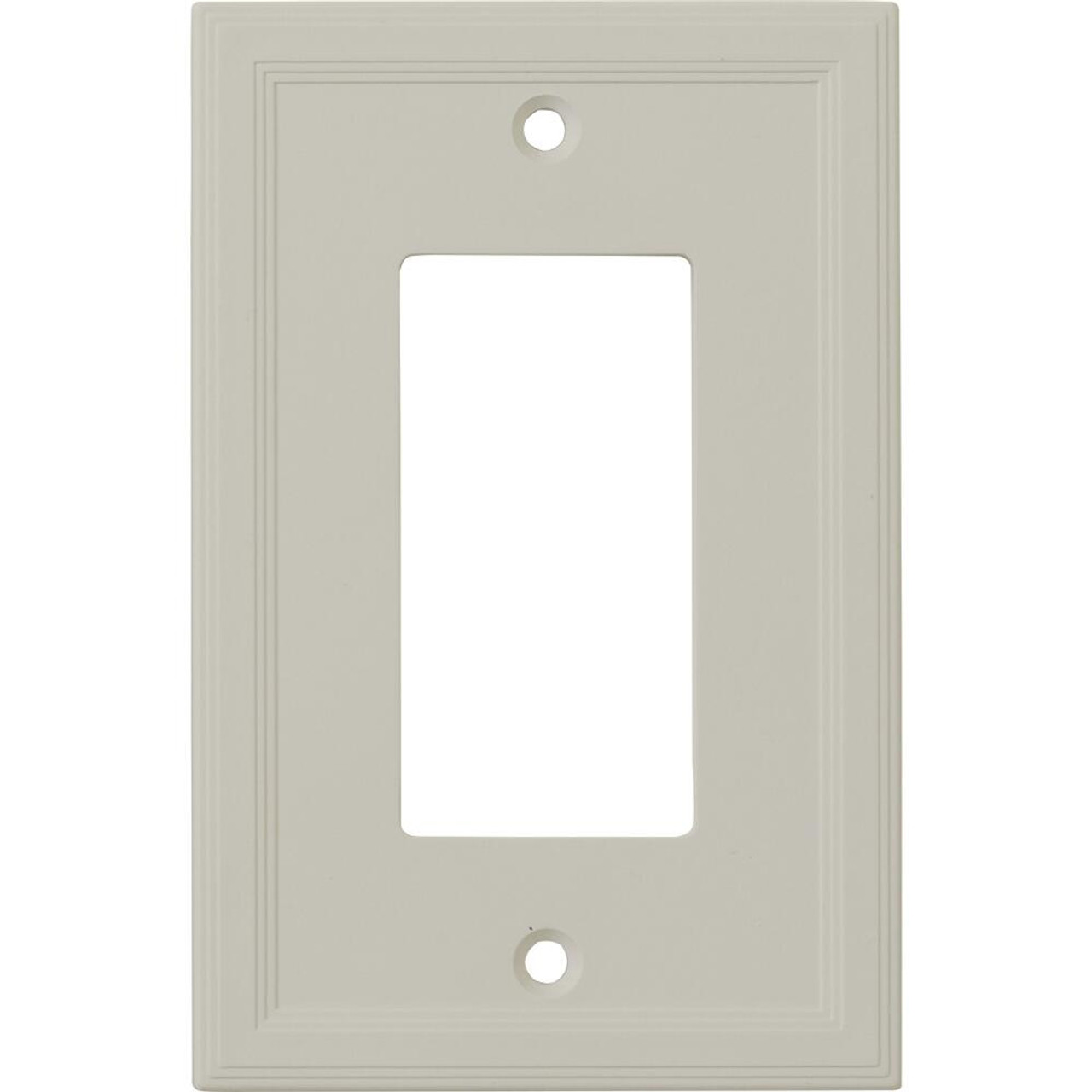 Questech Weybridge Cast Stone Single Decor Gray Insulated Wall Plate