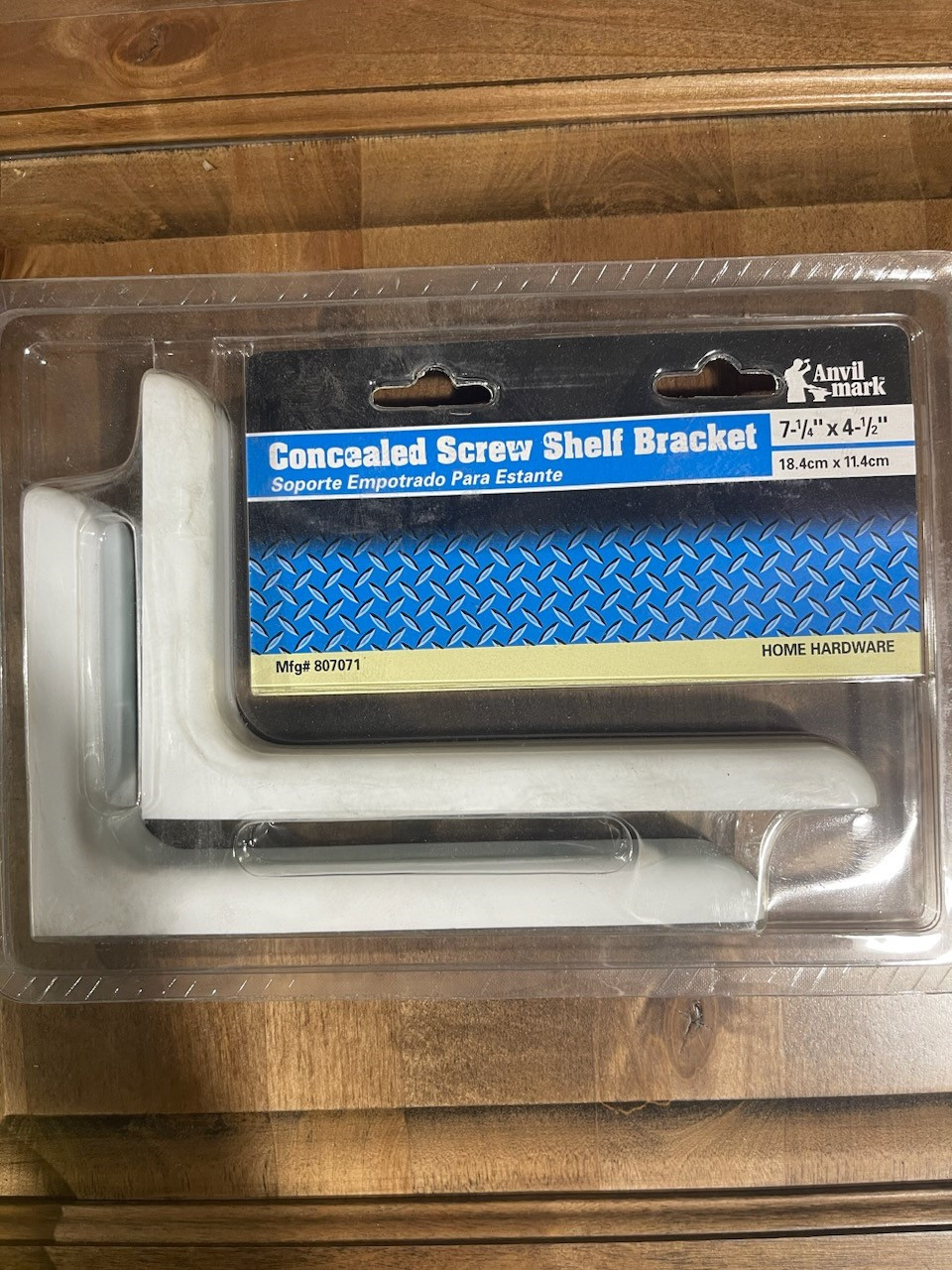 Anvil Mark Shelf Bracket |By the Case- 20 -2 Packs per case|