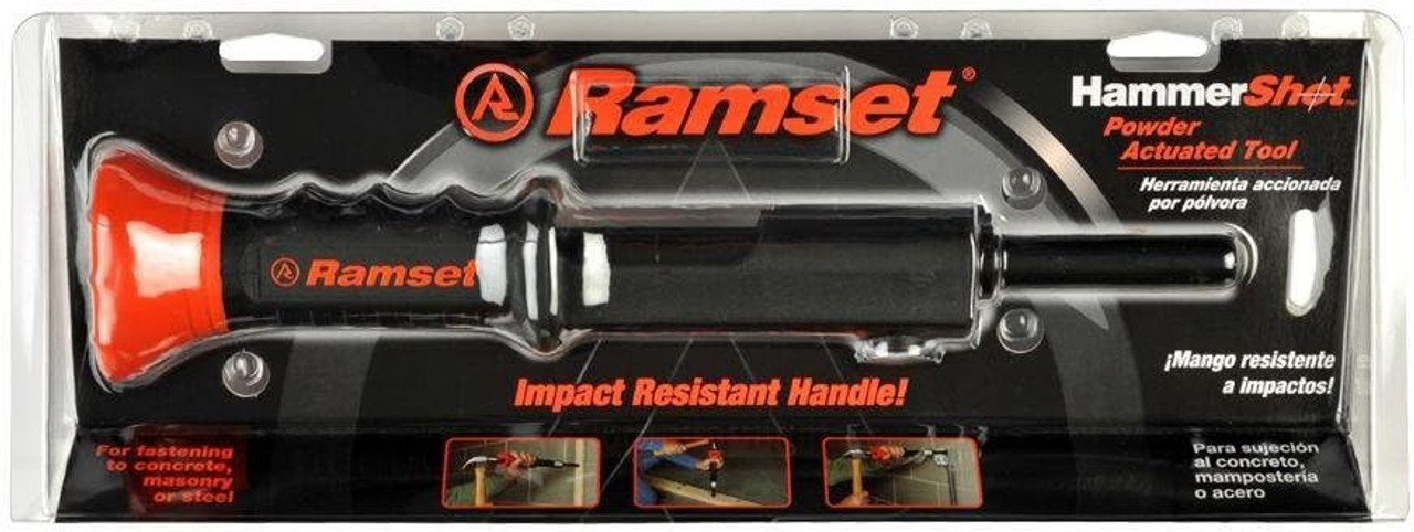 Ramset 00022 HammerShot Low Velocity Powder Actuated Tool |By the Case- 4 Pieces per Case|