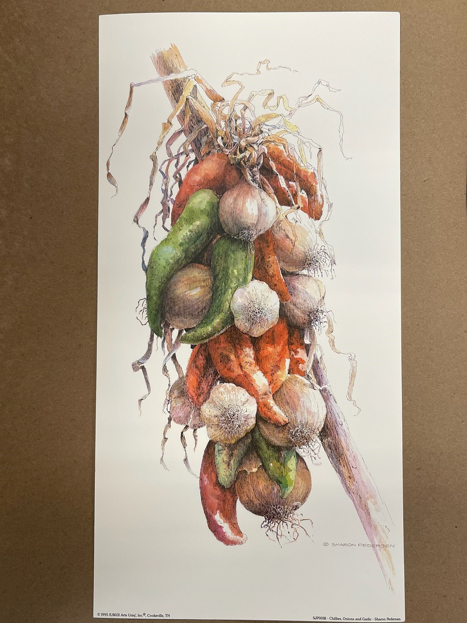 Chilis, Onions, Garlic- Signed by Sharon Penderson |By the Case- 100 per Case| 