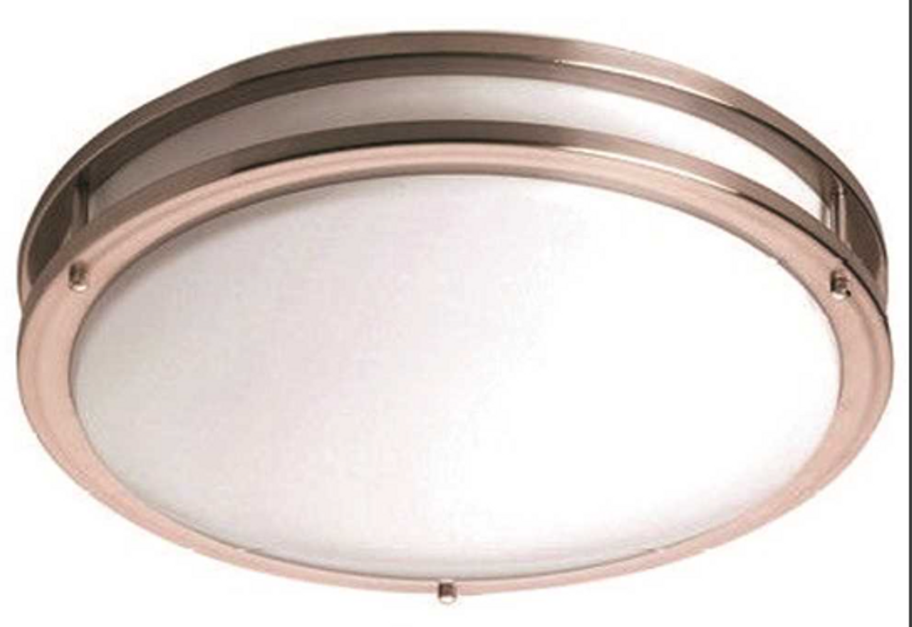 Monument 2- Light Satin Nickel Flushmount |By the Pallet|