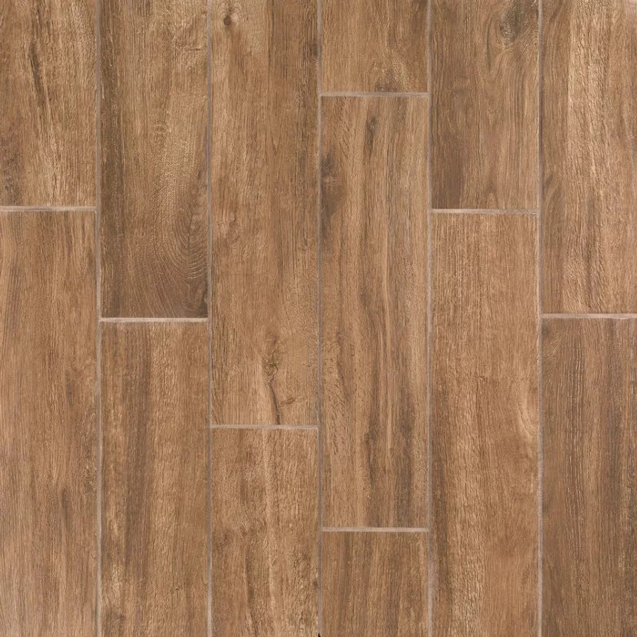  BURTON OAK III WOOD PLANK PORCELAIN TILE 6x24 (17.46 sf/bx) |By the Pallet| 