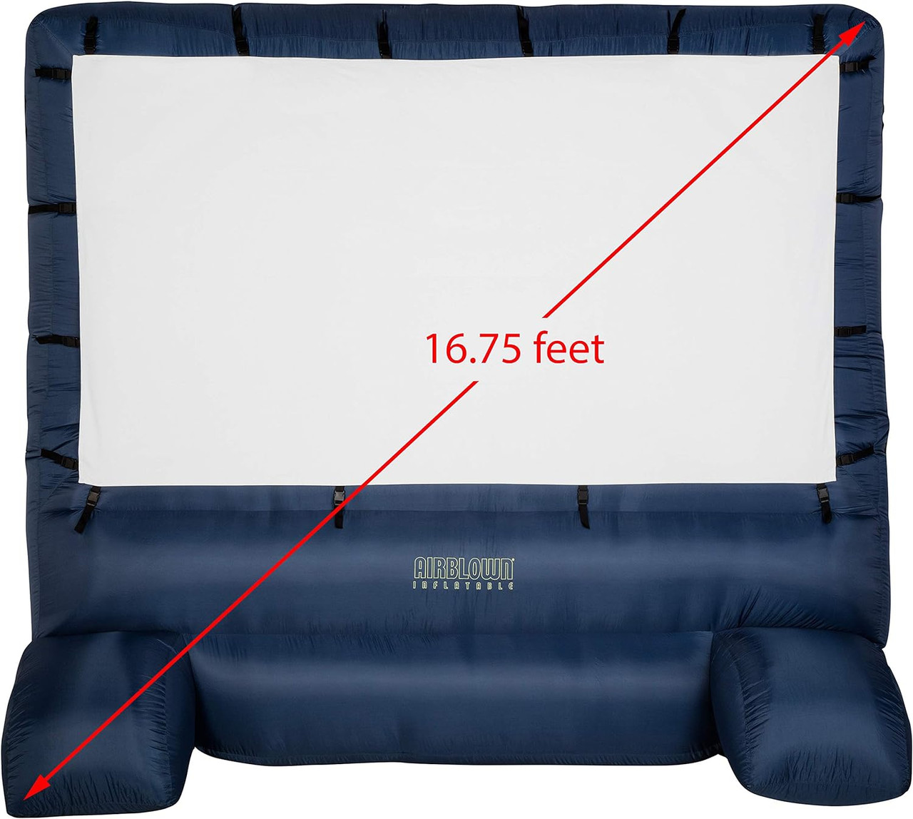 Gemmy 39127-32 - Airblown - Movie Screen 120x70- Blue 