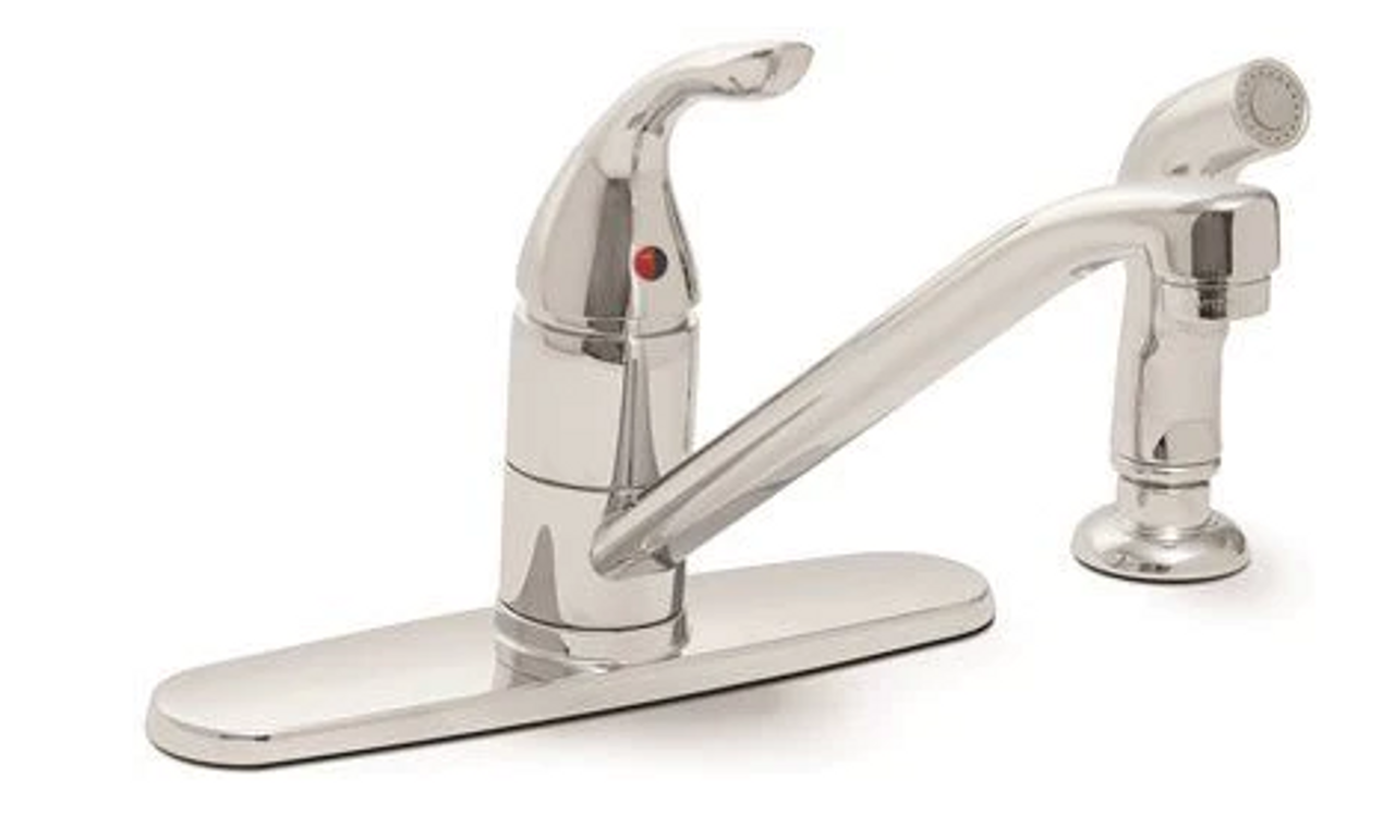 Premier Caliber Kitchen Faucet With Single Lever Handle And Spray