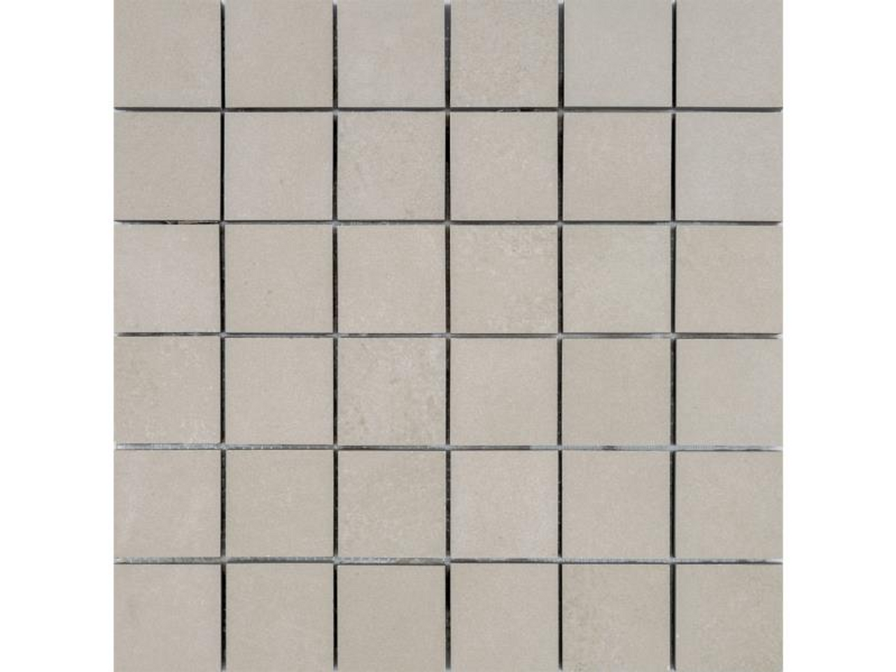 Concrete White Mosaic 2x2 Square