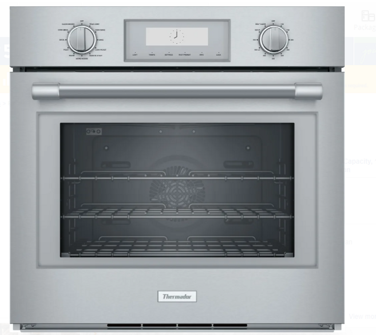 Thermador Professional Series PO301W 30 Inch Single Convection Smart Electric Wall Oven