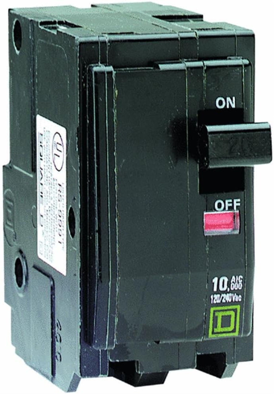 Square D - Q0215CP 15 Amp Two-Pole Circuit Breaker (5-Pack)