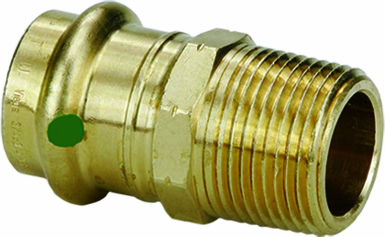 Viega 79215 ProPress Bronze Adapter with Male 1/2-Inch by 1/2-Inch P x Male NPT (10-Pack)