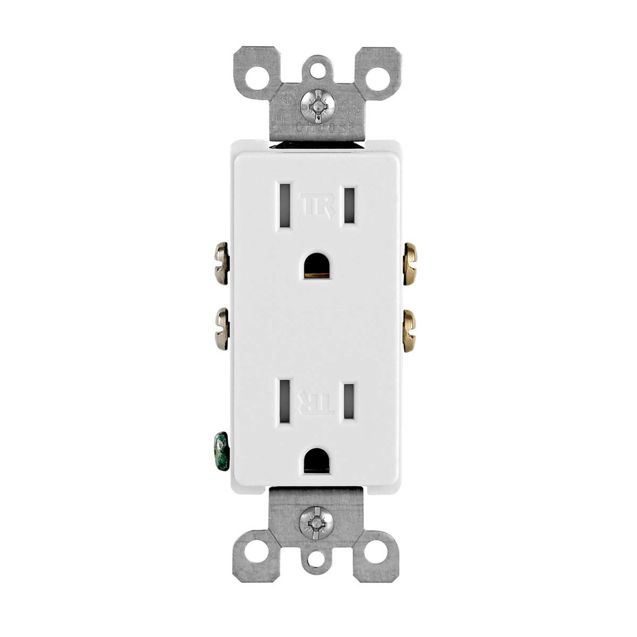 Leviton T5325-WMP 15 Amp 125 Volt, Tamper Resistant, Decora Duplex Receptacle (20-Pack)