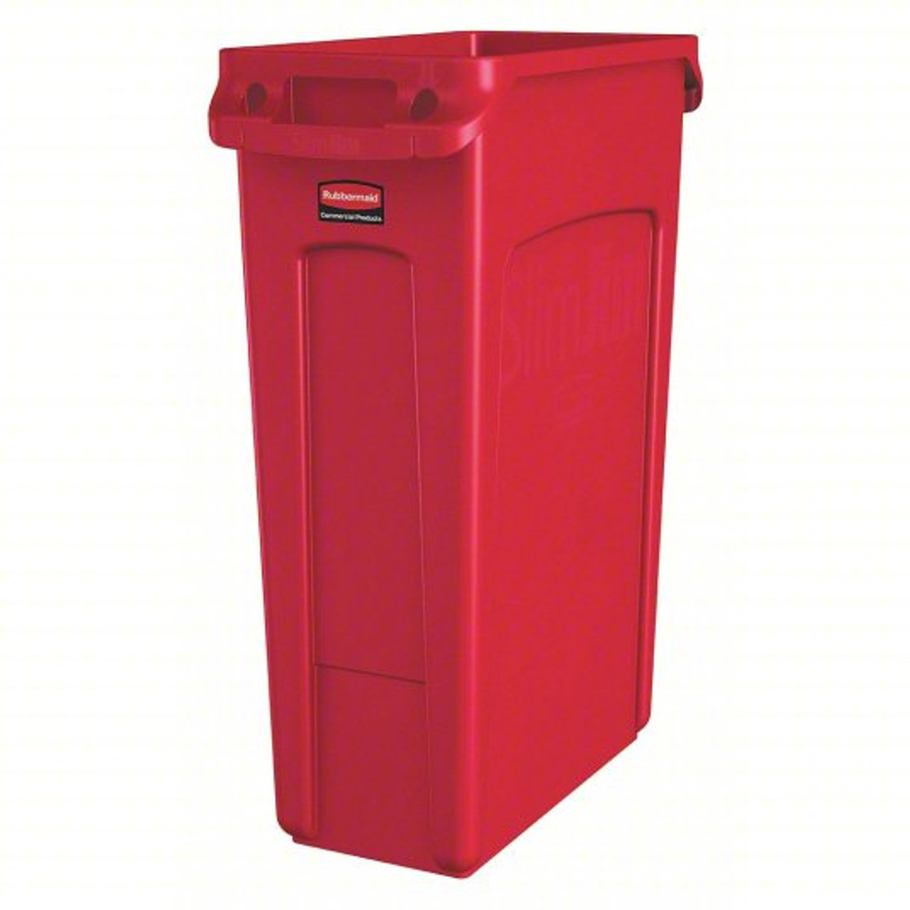 Rubbermaid Slim Jim Recycling Can, 23 Gallon, Red (3-Pack)
