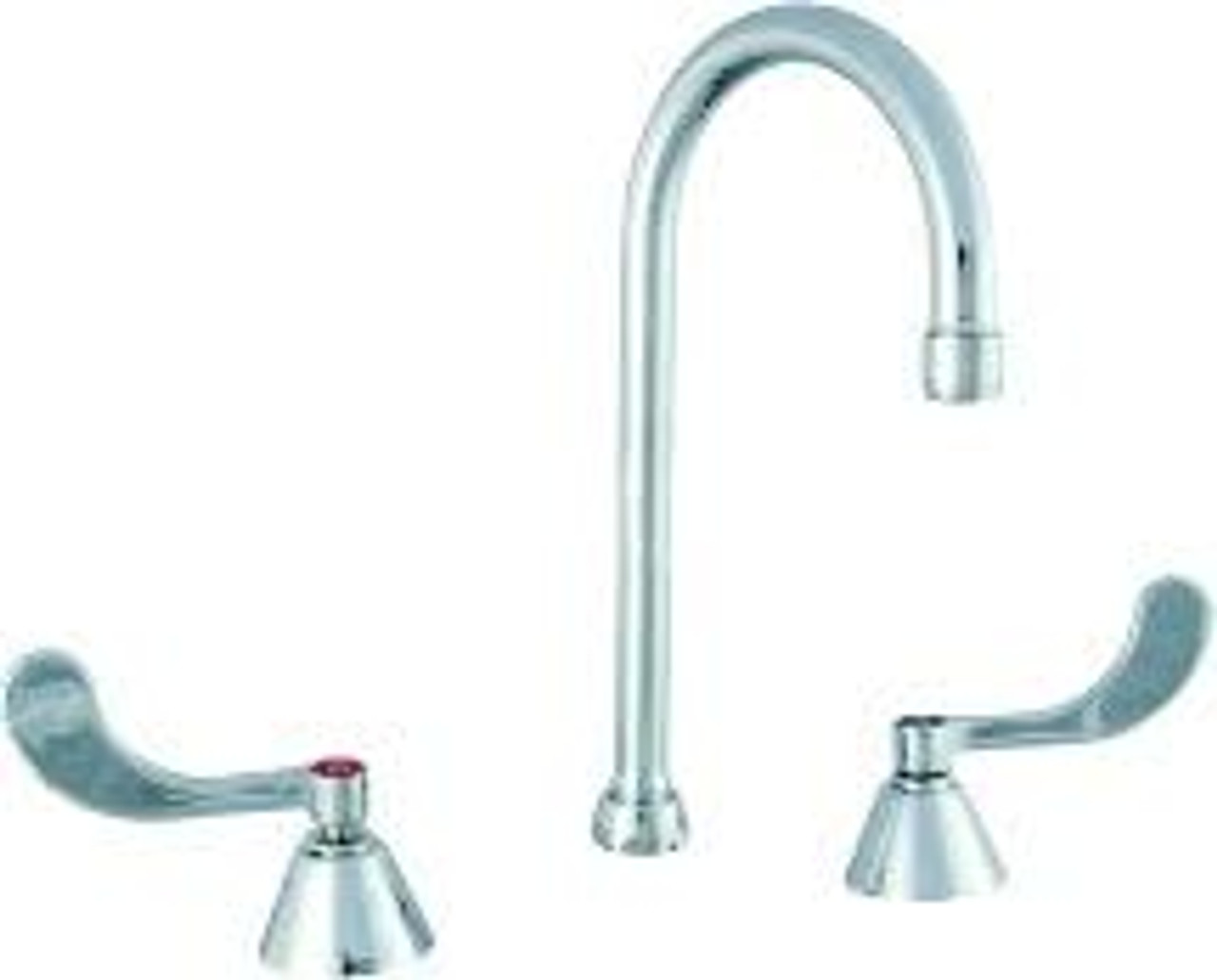 Chicago Faucets 786-GN1AE3CP Two Handle Kitchen Faucet