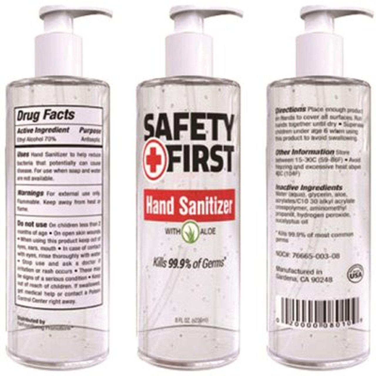 SAFETY WERCS 8 oz. Hand Sanitizer |By the Pallet| 