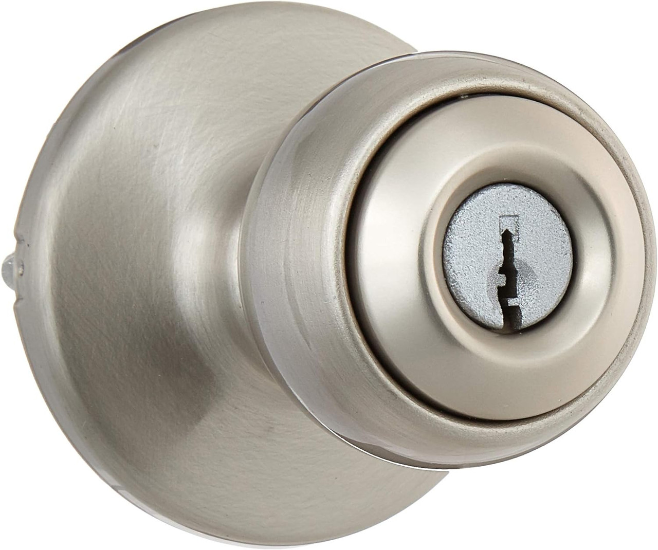 KWIKSET 94002-826 Polo Knob Entry Lockset, 1, Satin Nickel |By the Case| 