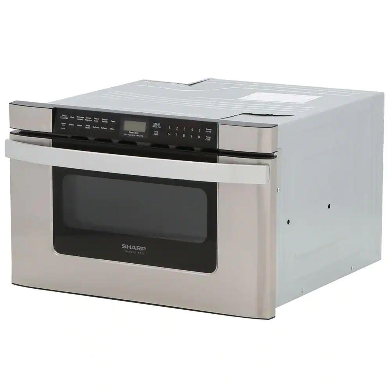 Sharp KB6524PSY 24 in. W 1.2 cu. ft. Built-in Microwave Drawer in Stainless Steel with Sensor Cooking