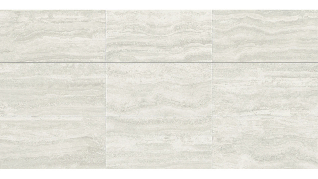 Navona Bianco 24x48x10mm | Porcelain Tile | Builder Grade