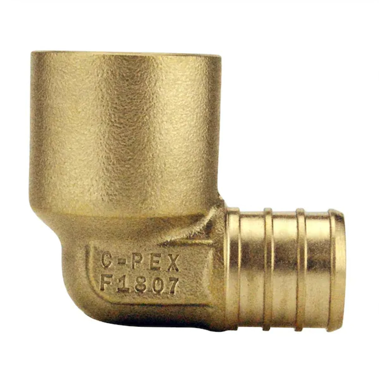 Apollo APXFSE34 3/4 in. Brass PEX-B x Female Solder 90-Degree Elbow (15-Pack)