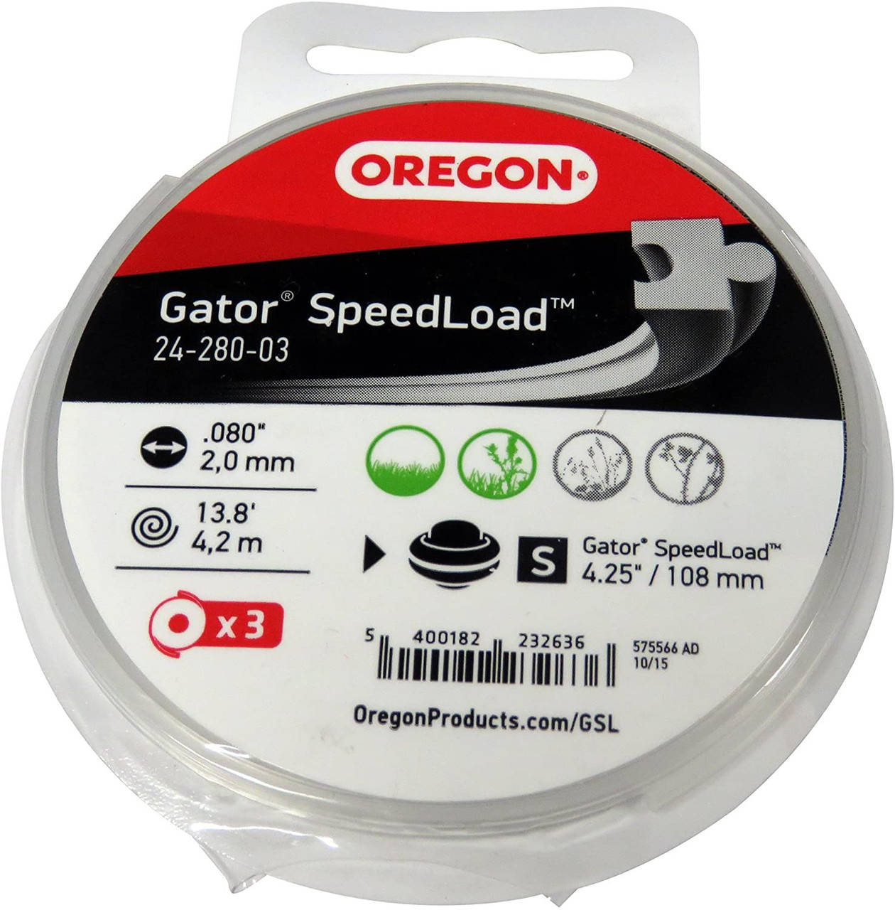 Oregon Speedload Trimmer Heads & Line Ready Pallet